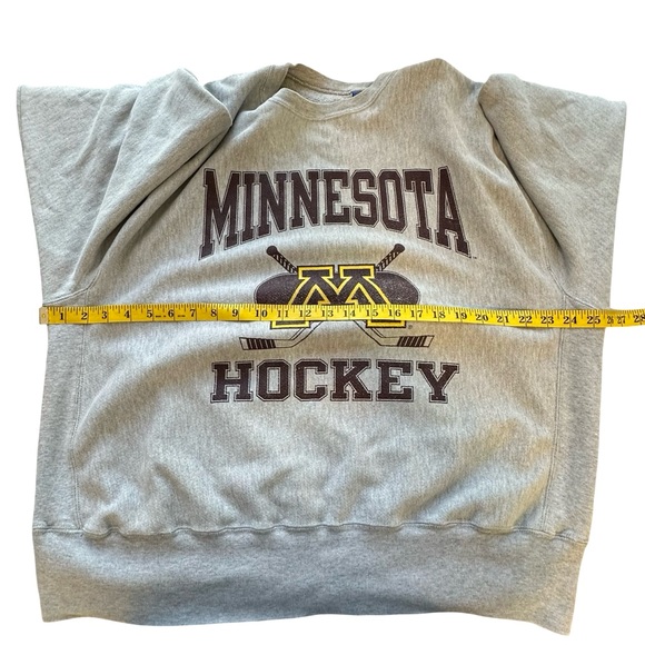 CHAMPION Reverse Weave Gray Minnesota Golden Gophers Hockey